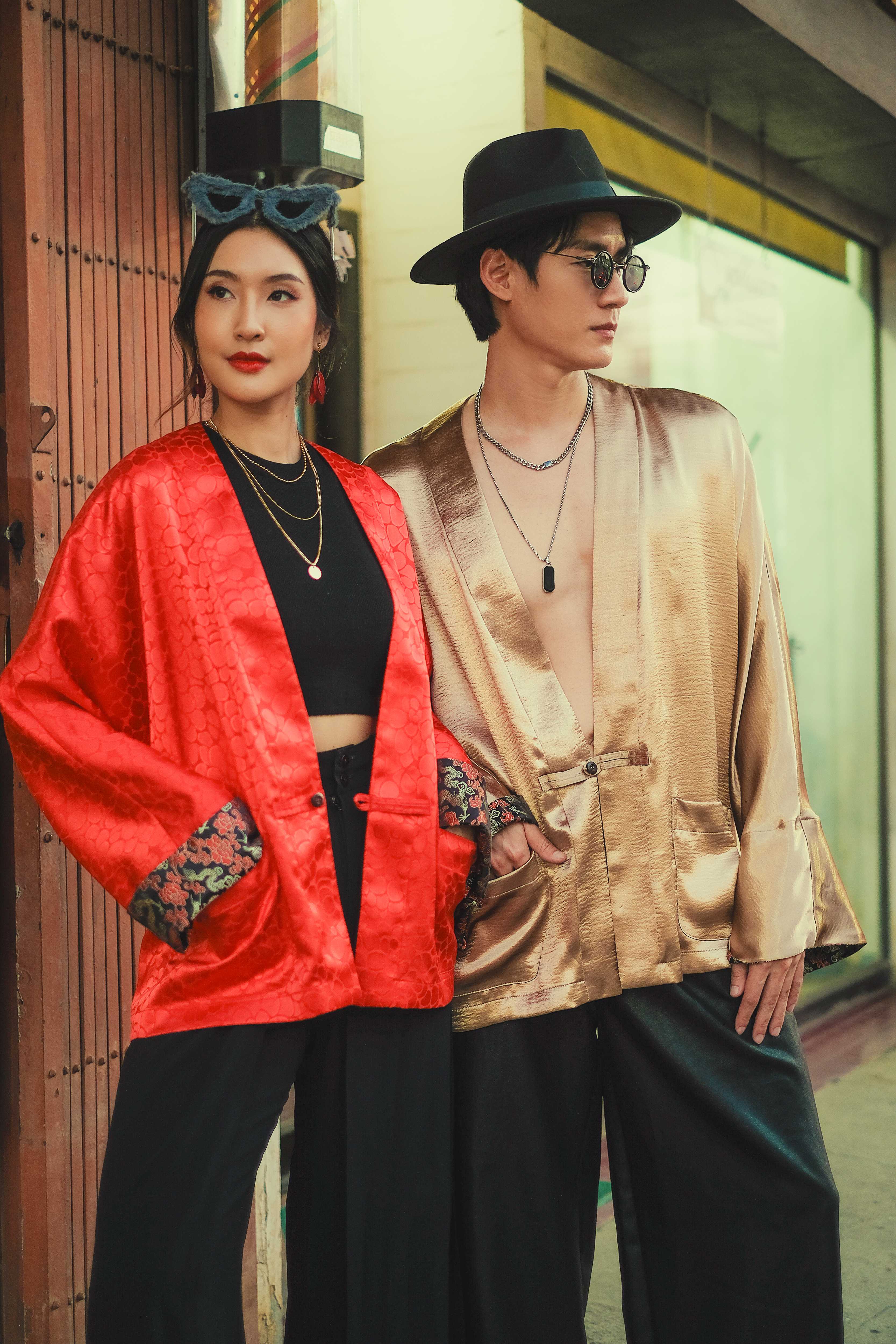 CNY 2025 - เสื้อเบลเซอร์สีแดง รุ่น Boa