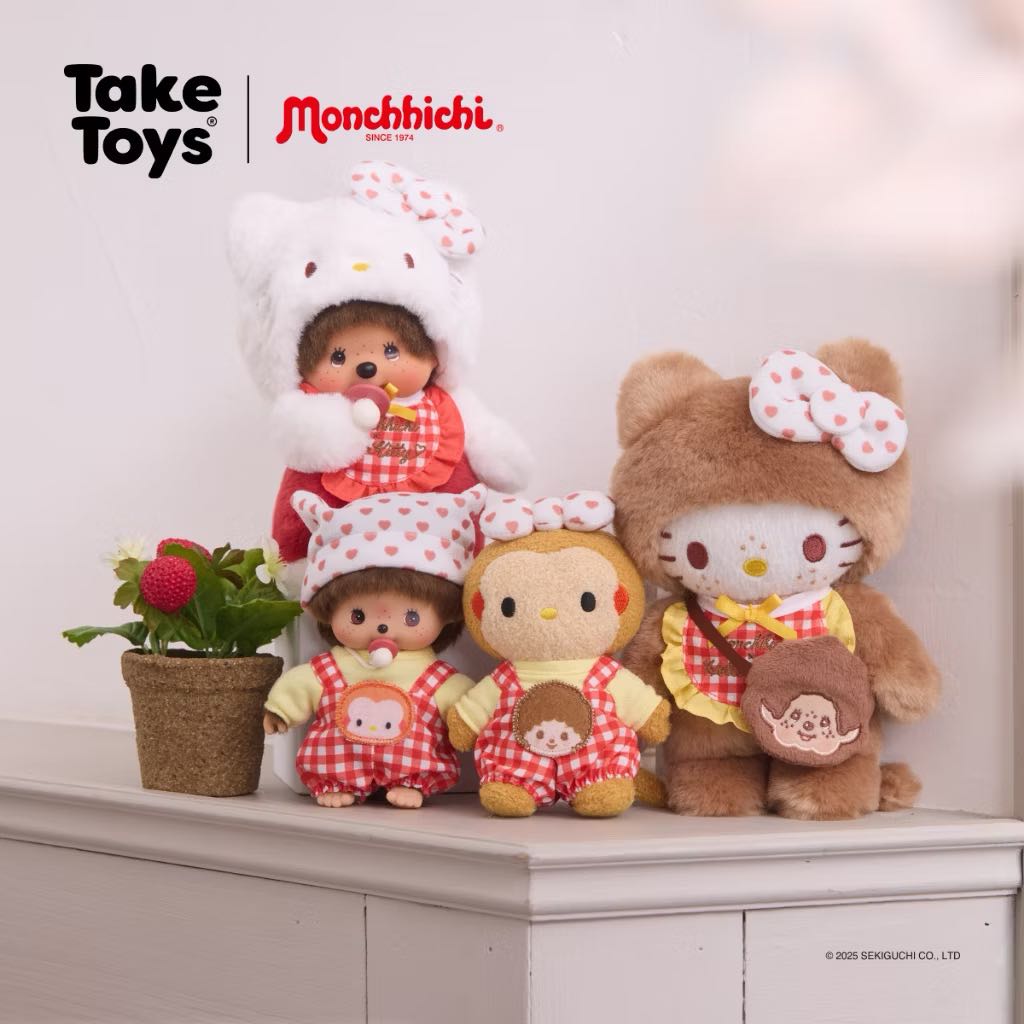 🙈 Monchhichi x Kitty 🐱 Ver.2