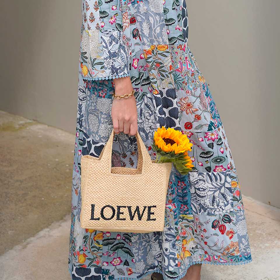 SPRINGFUL DRESS IN BLUE FOREST