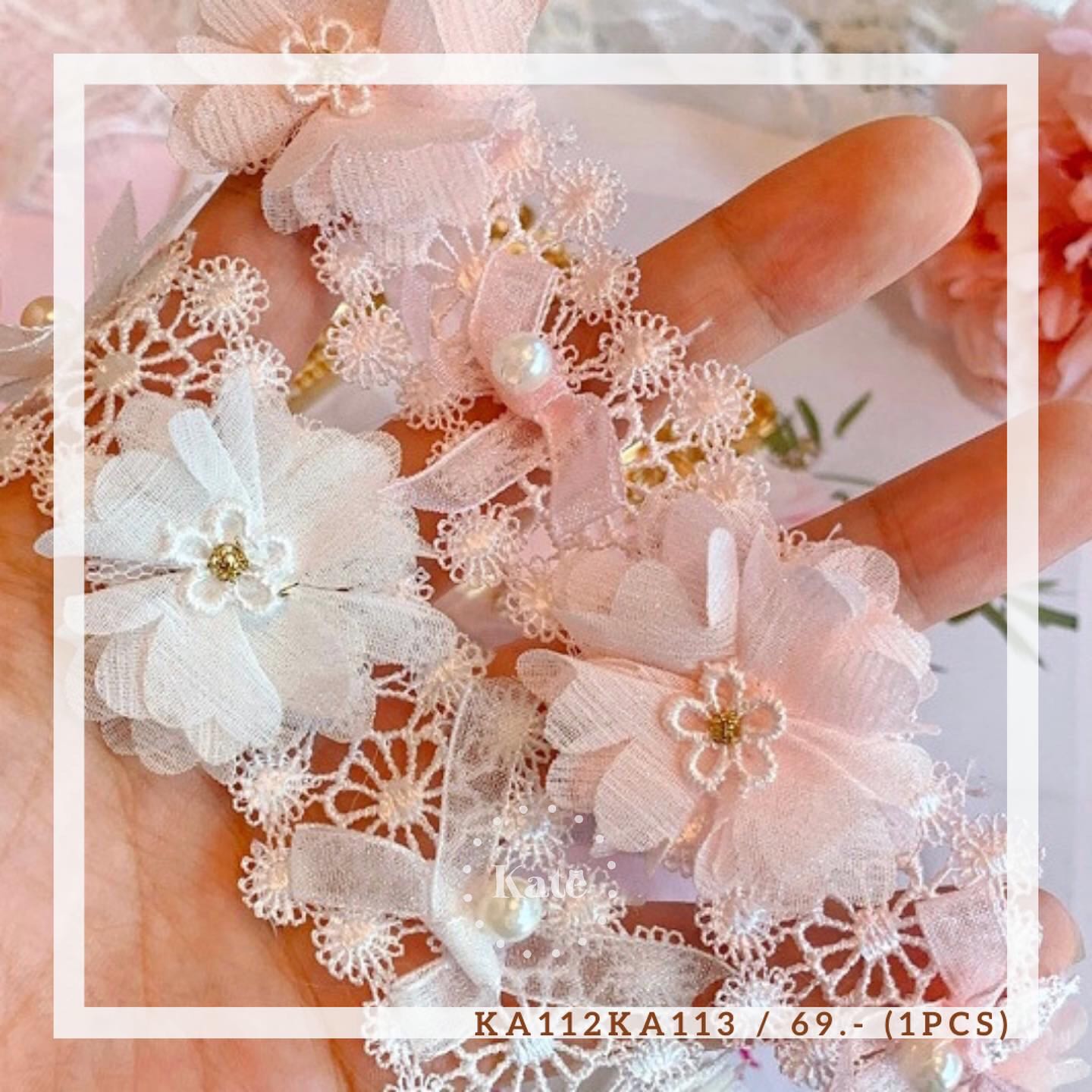 Baby girl flowers blooming headband 💐💐