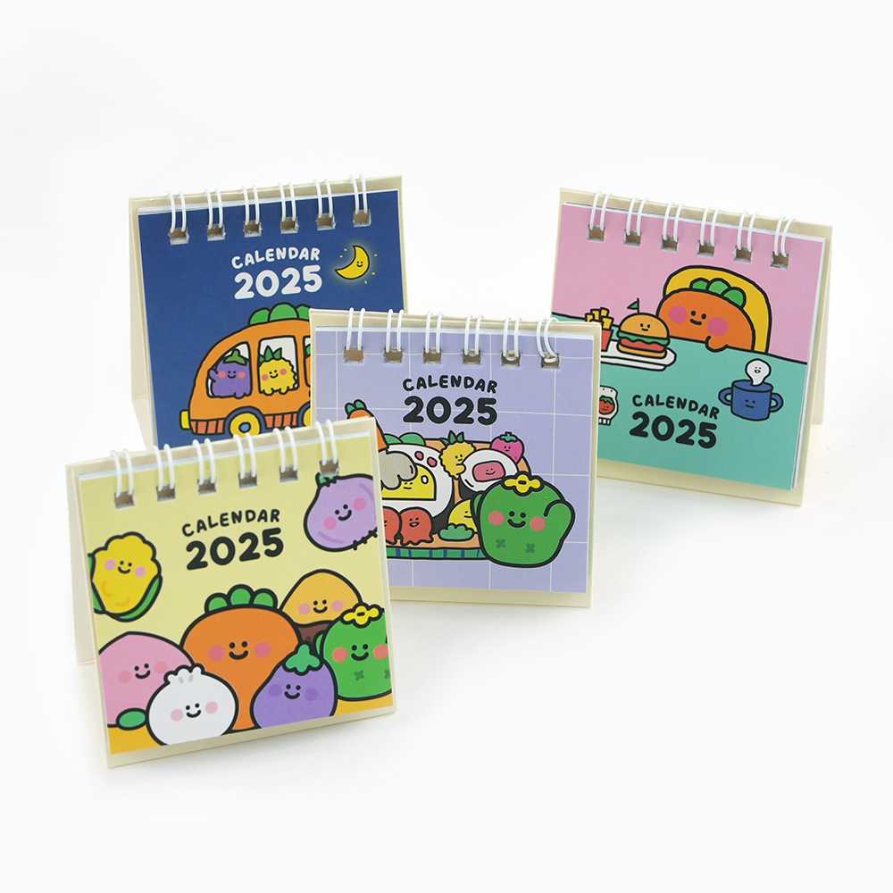 2025 Carrot Mini Calendar ปฏิทินตั้งโต๊ะจิ๋วลายน่ารัก