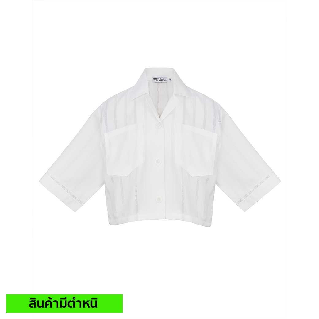 (สินค้ามีตำหนิ) TERESE CROP BLOUSE