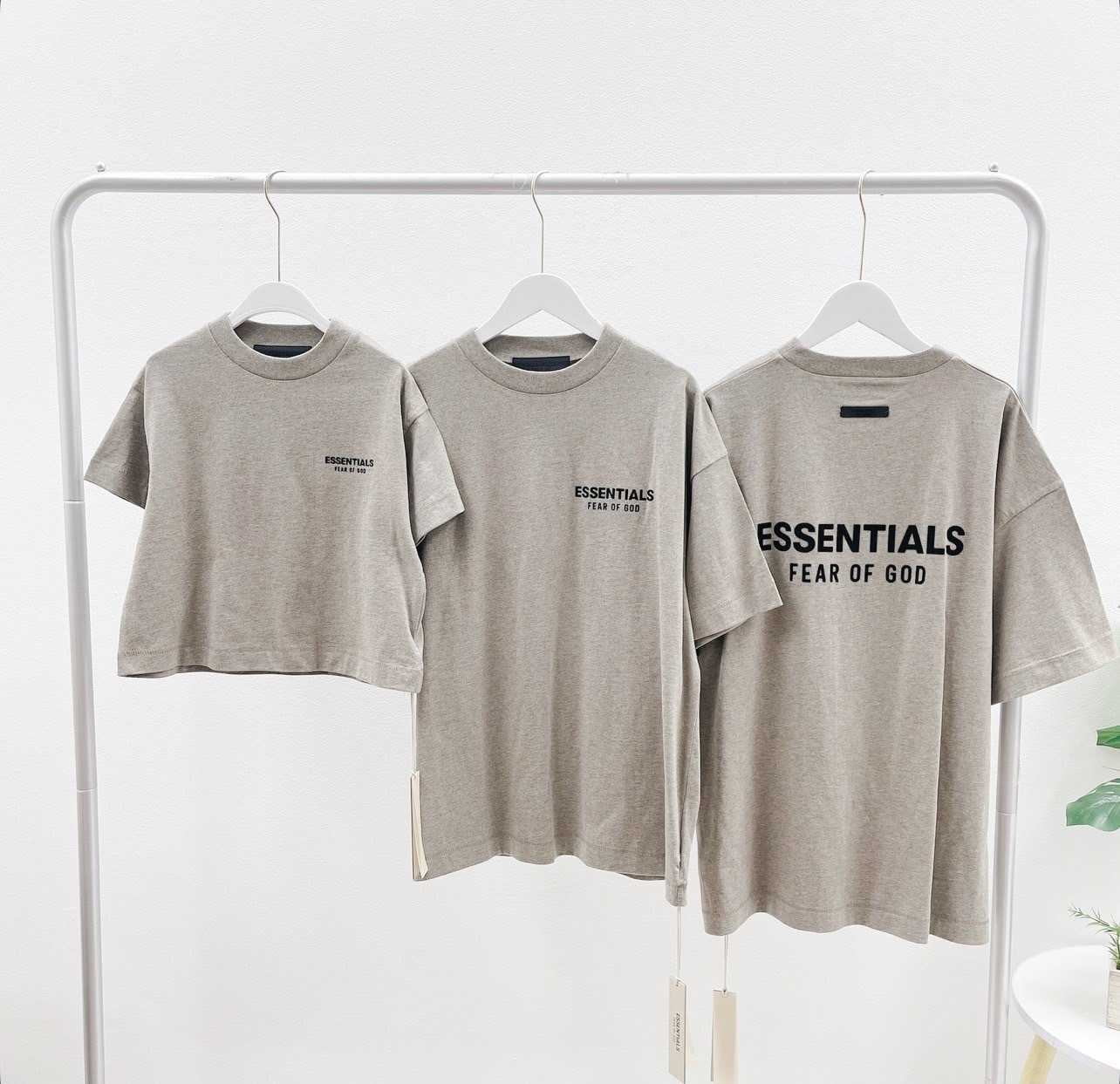 Essentials Jersey tee ( Heather Grey)