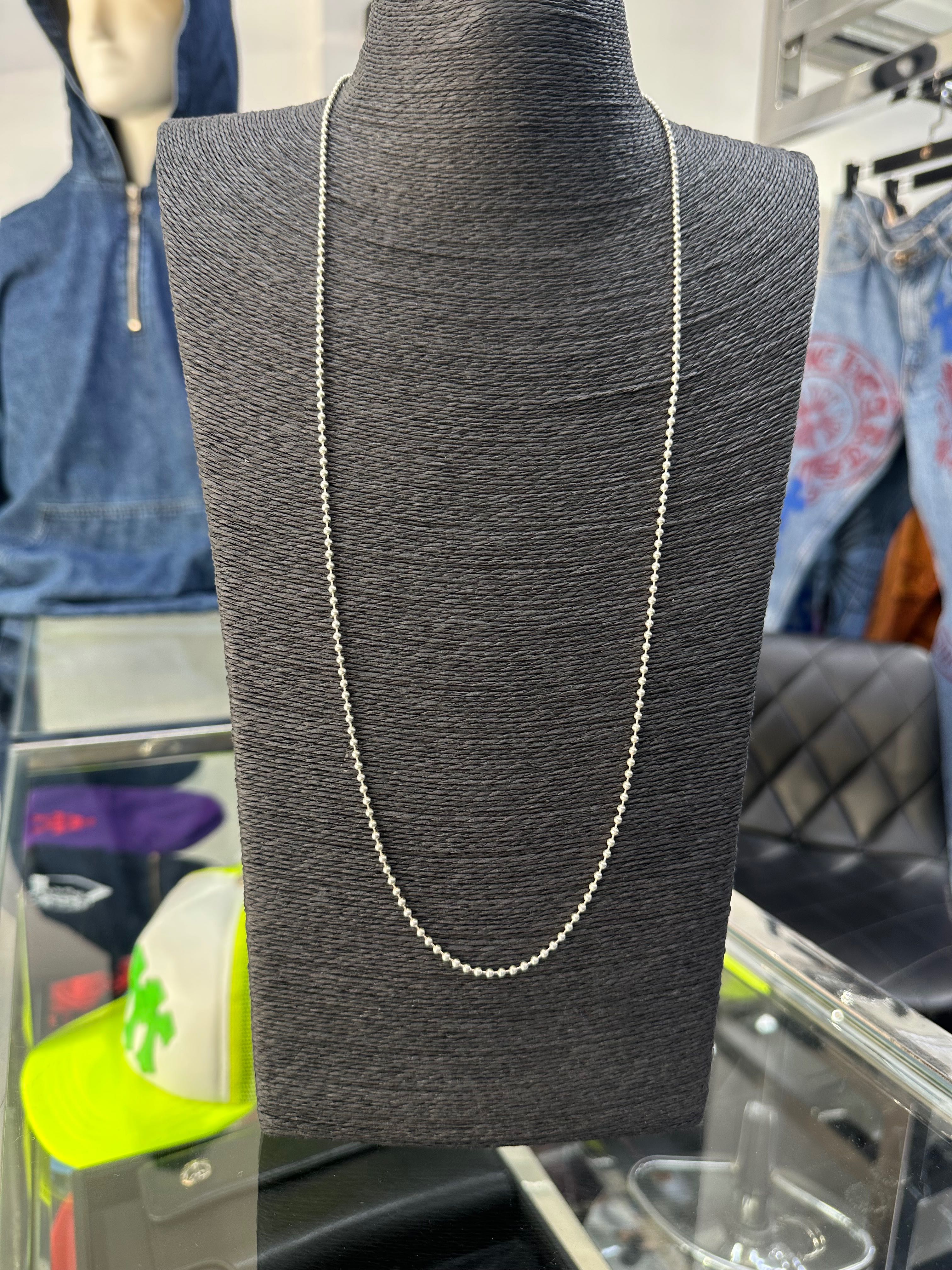 Chrome Hearts Ball Chain Necklace