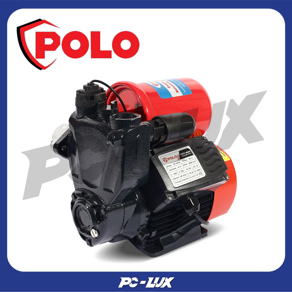 POLO ปั๊มอัตโนมัติ 0.5 แรงม้า รุ่น YDTP-65AB