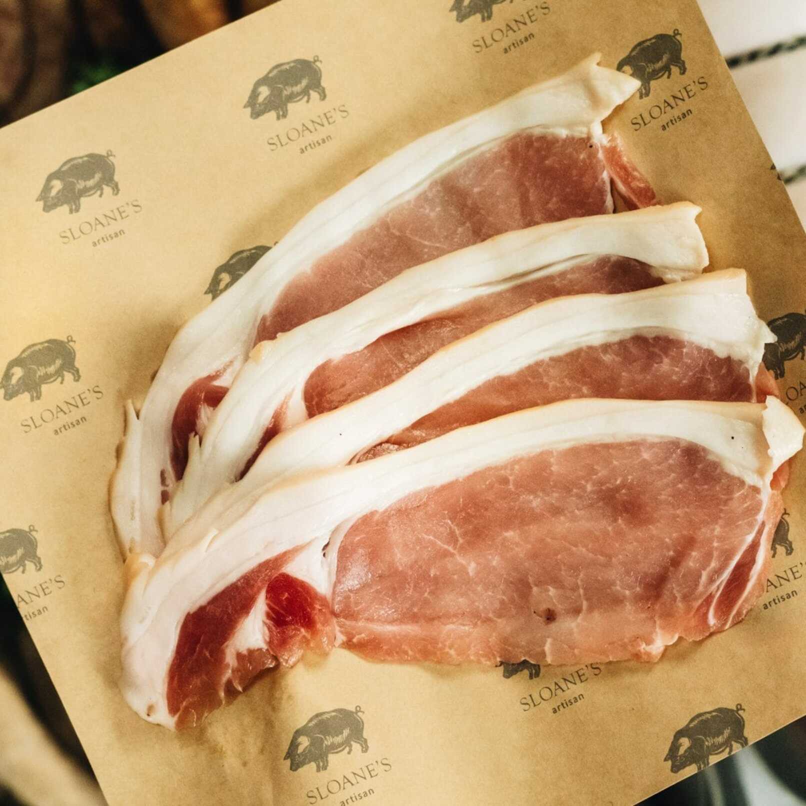 FG24008 Frozen Smoked Back Bacon Frozen (200 g/pack)