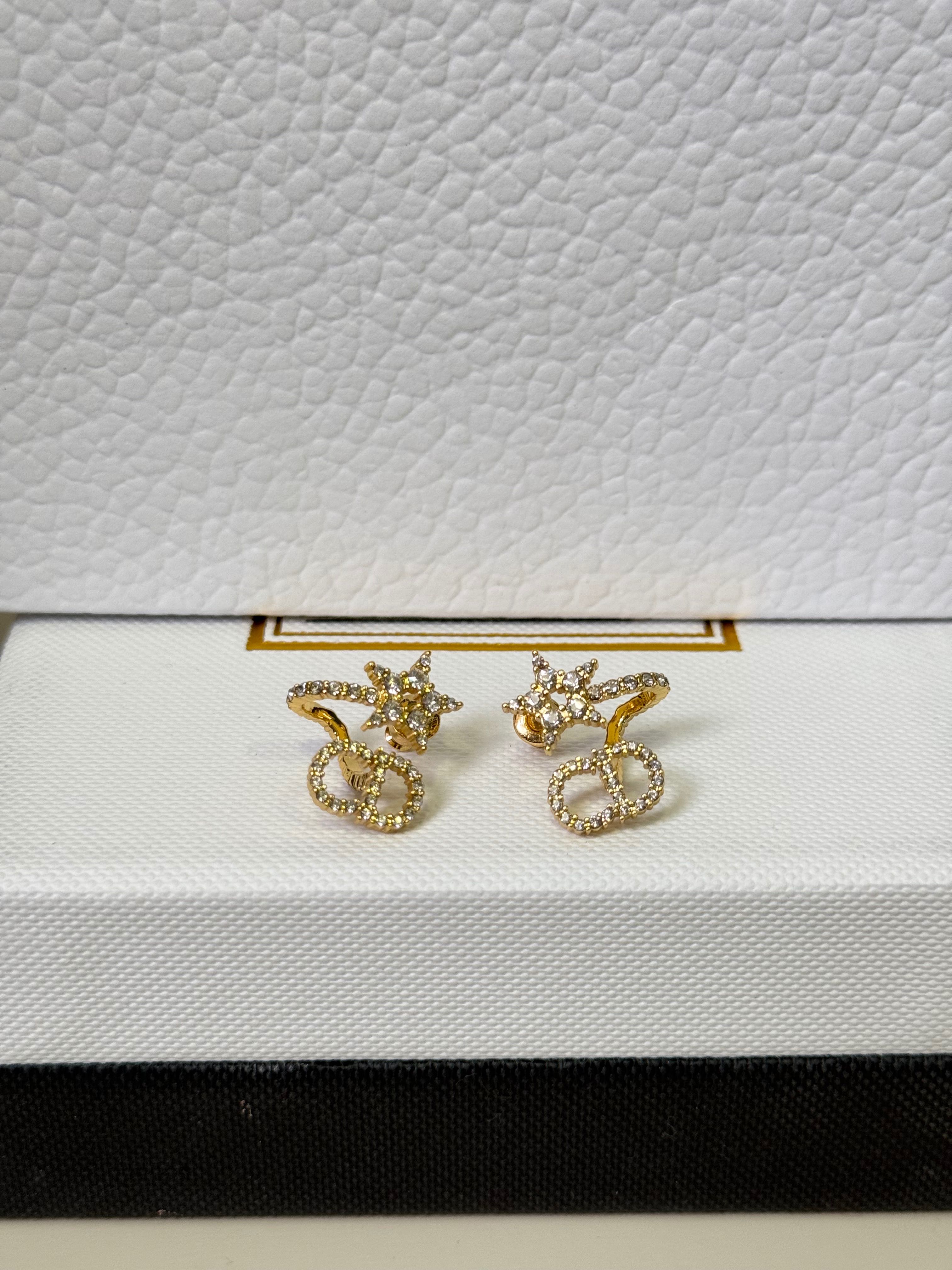 ต่างหู Dior เกลียวดาว (1:1)