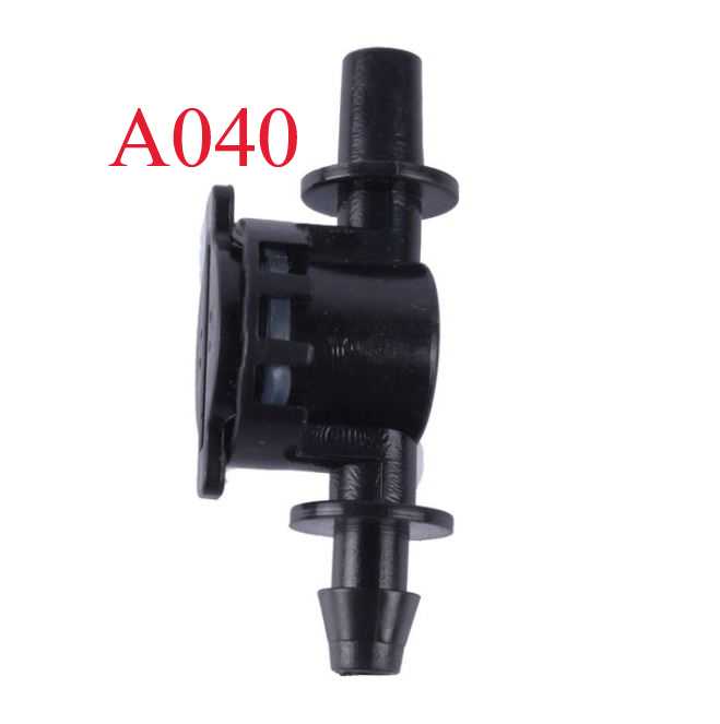 A040 เช็ควาล์ว กันน้ำหยด สีดำ (1 แพ็ก 5 ตัว) พ่นหมอก ระบบน้ำ เกษตร รดน้ำต้นไม้