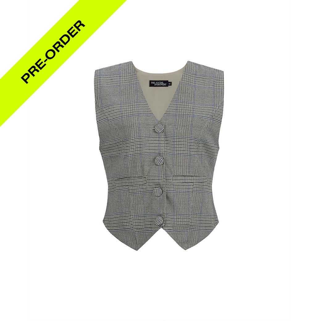(DROP 2) RIVERA CHECKERED VEST (PRE-ORDER พร้อมส่ง 10 มิ.ย.)