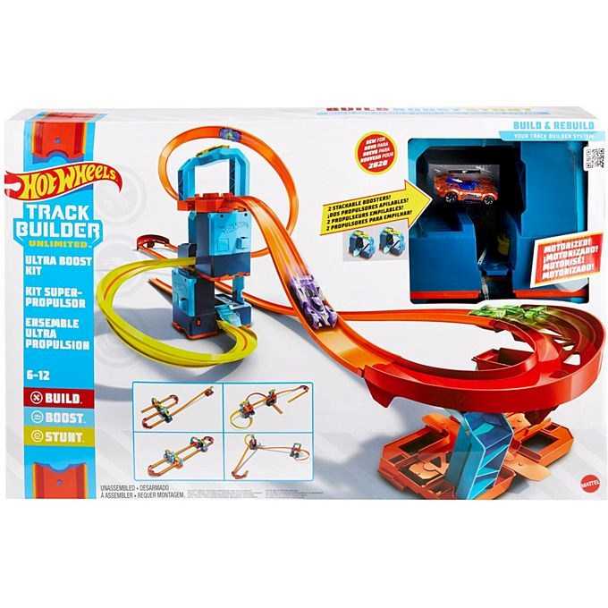 Hot Wheels Track Builder Unlimited Ultra Boost Kit Motorized Set (GLC97)
