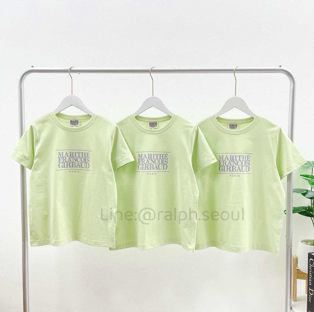 Marithe W CLASSIC LOGO TEE light green new!!!