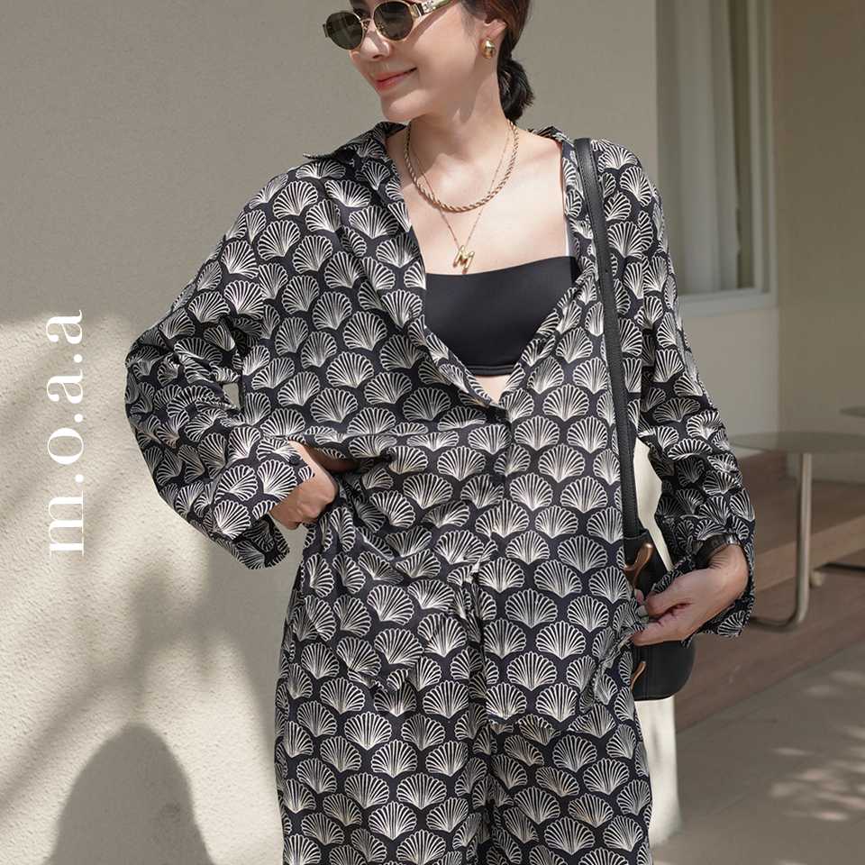 [หลุด QC] SEASHELL SHIRT IN MIDNIGHT MUSE (S)