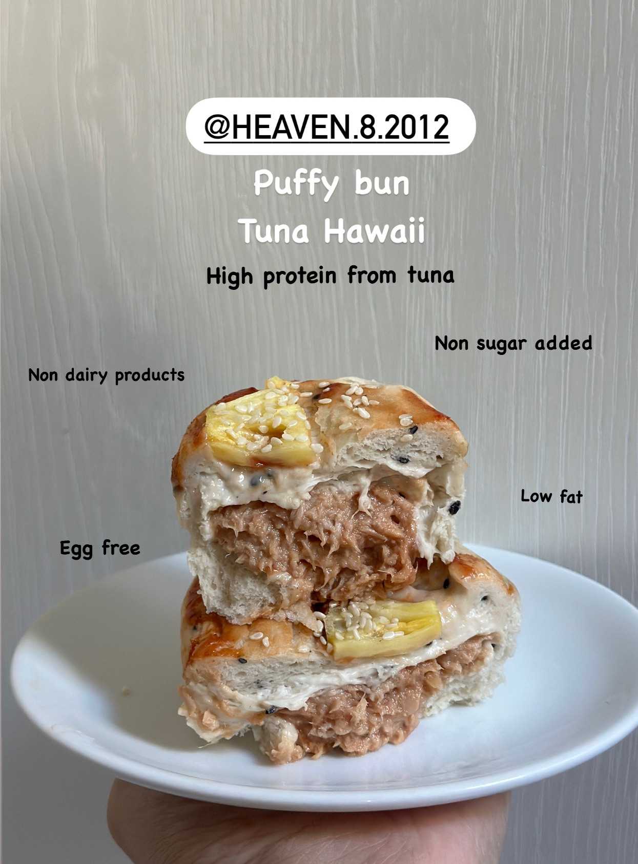 Heaven8 - Puffy bun Tuna Hawaii