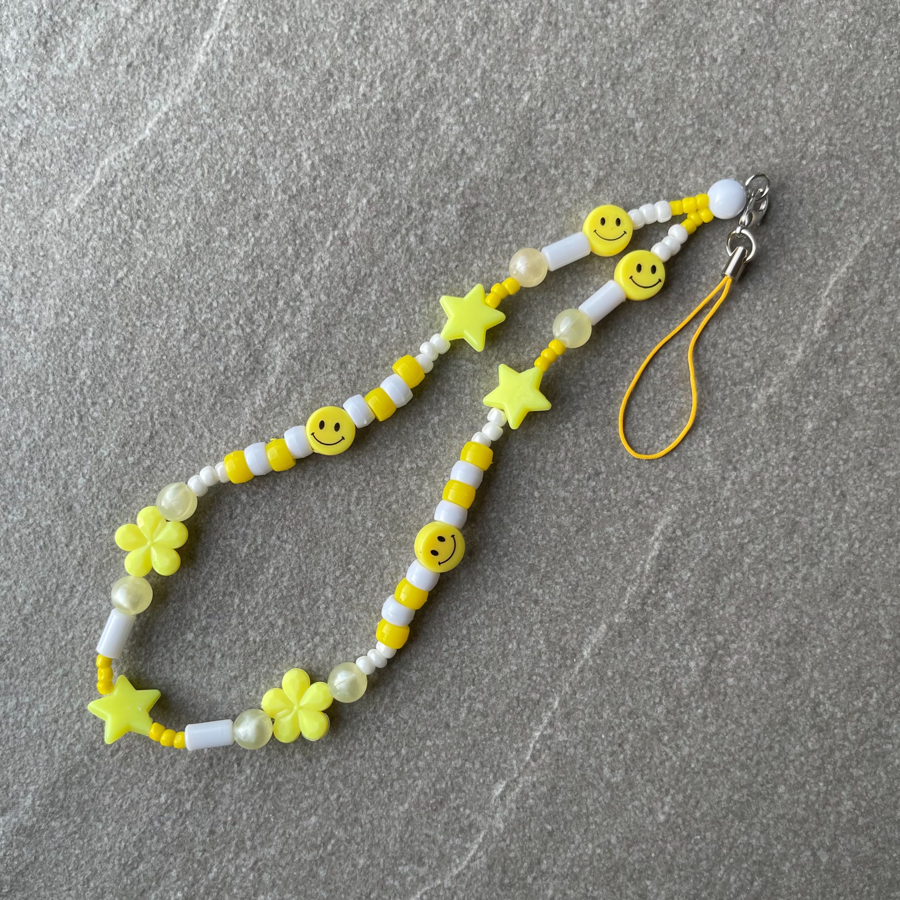 ☻︎ พร้อมส่ง ☻︎ (Ready to ship!)  Smiley ⭐️ Phone Strap
