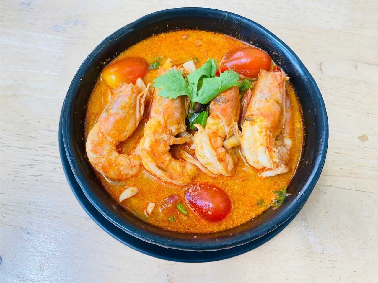ต้มยำกุ้งน้ำข้น / Tom Yum Goong ( Cream​y Soup)​