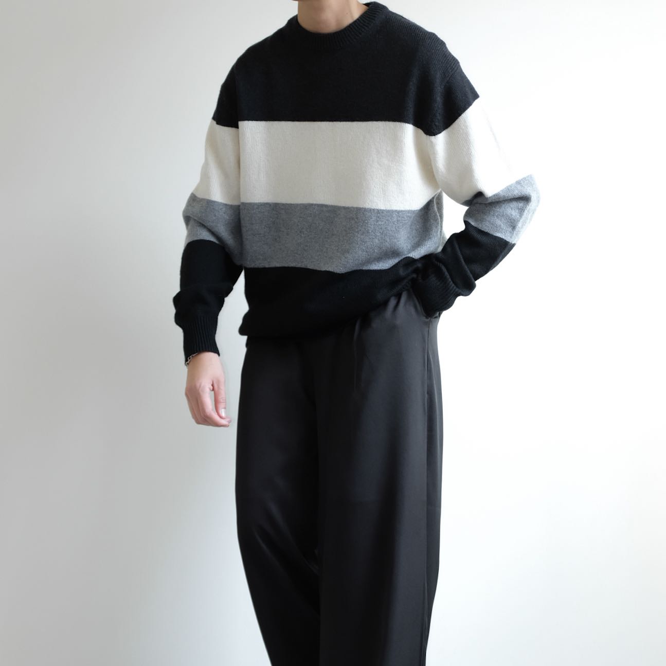 GU Cropped Knits Cotton Oversized Cardigan 