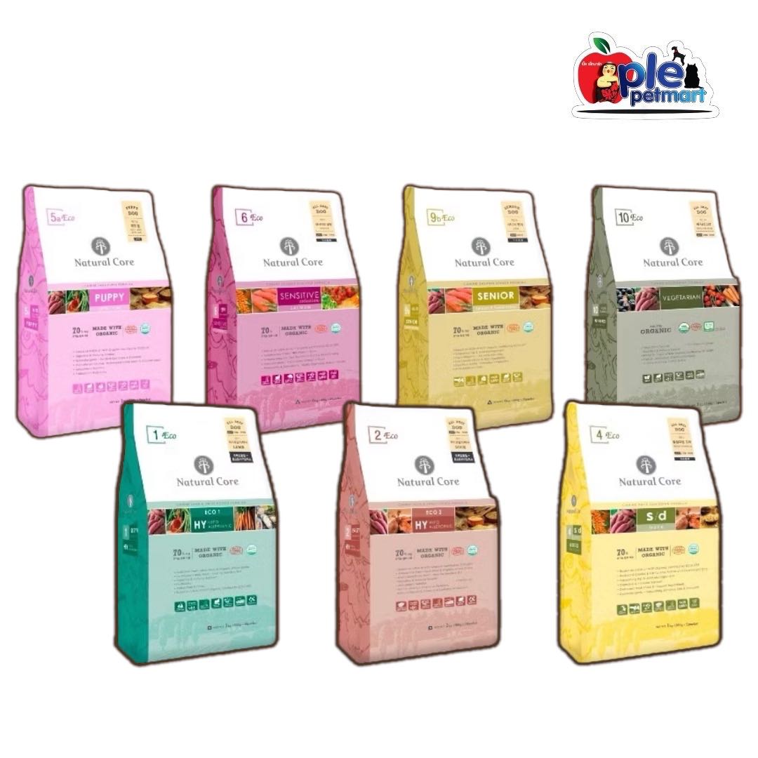 Natural core อาหารเม็ดสุนัข  ไซด์1 กิโลกรัม