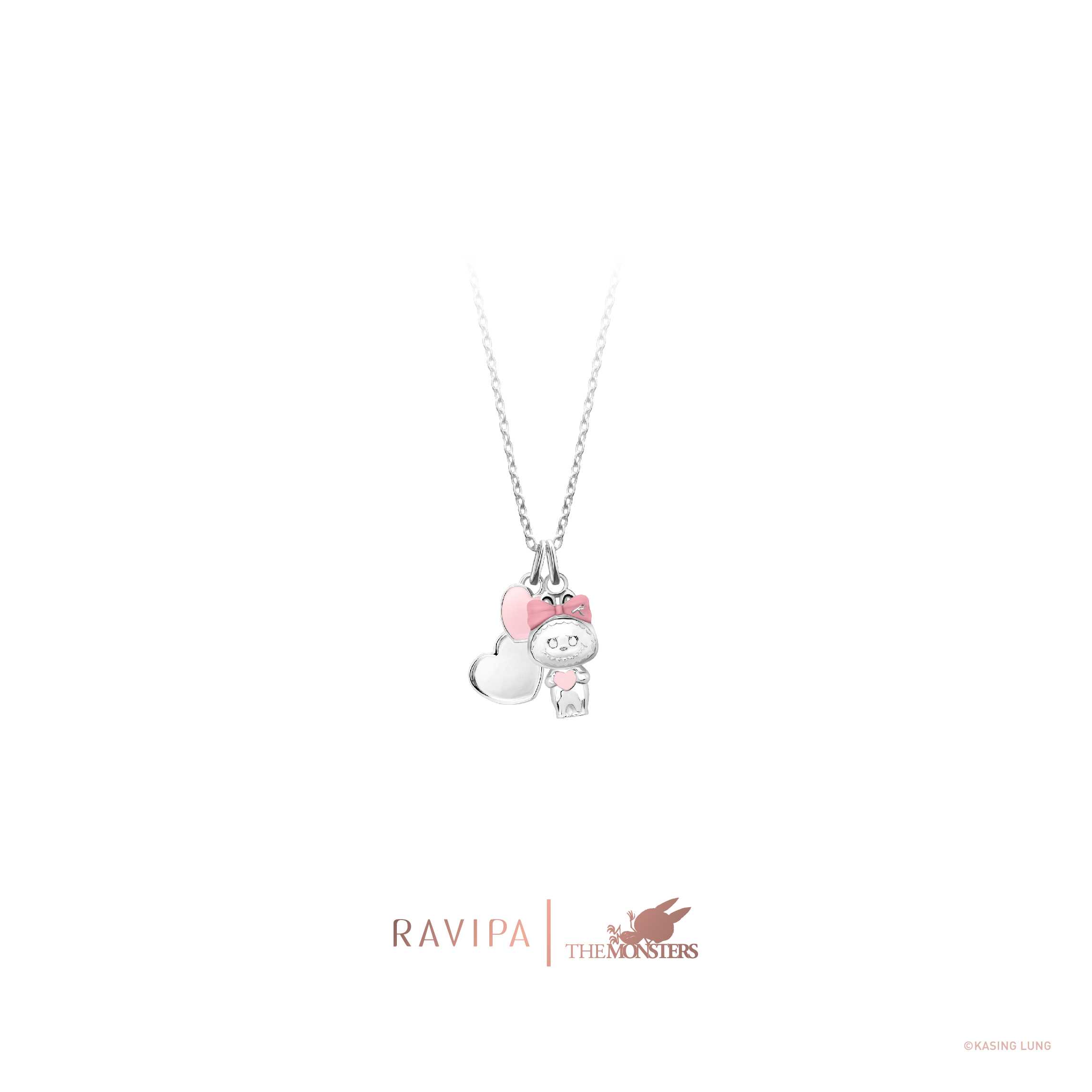 Labubu Baby Heart Necklace