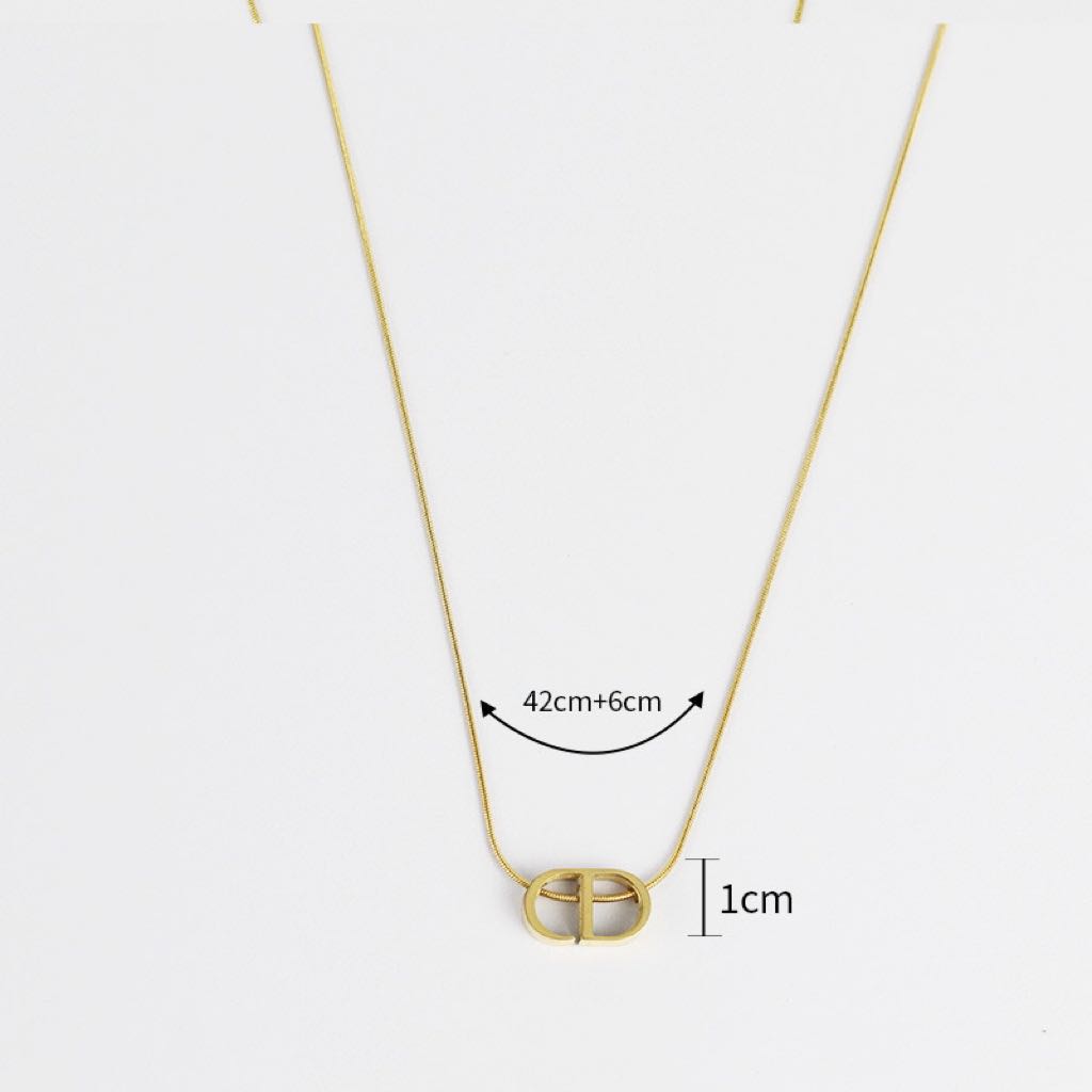 สร้อย CD เล็ก (สแตนเลส ยาว 40-45cm.)