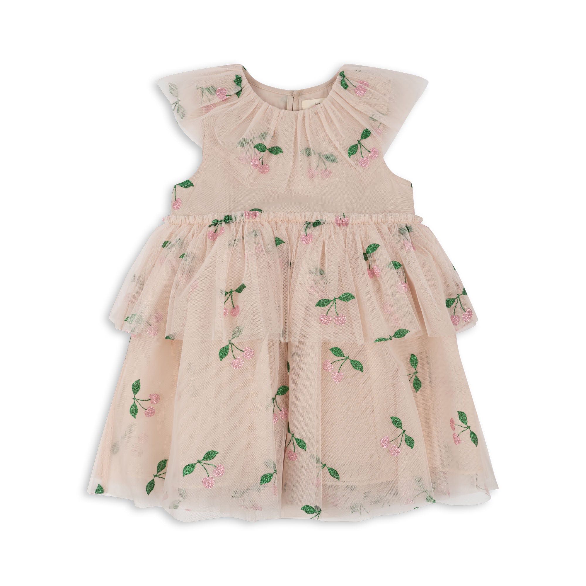 Konges Sloejd | Mili Glitter Dress - ma grande cerise pink glitter