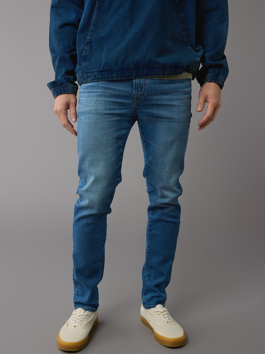 กางเกงยีนส์ ผู้ชาย MEDIUM CLEAN SKINNY ( 011-6958-414 )