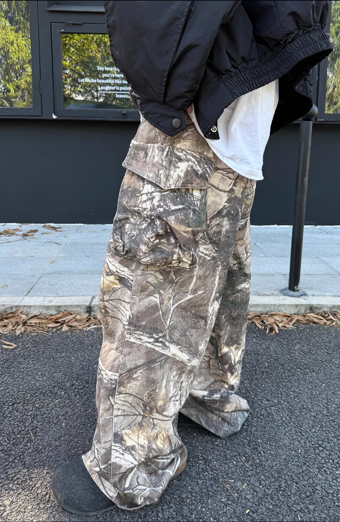 CGGA Washed Twig Camouflage Cargo Pants
