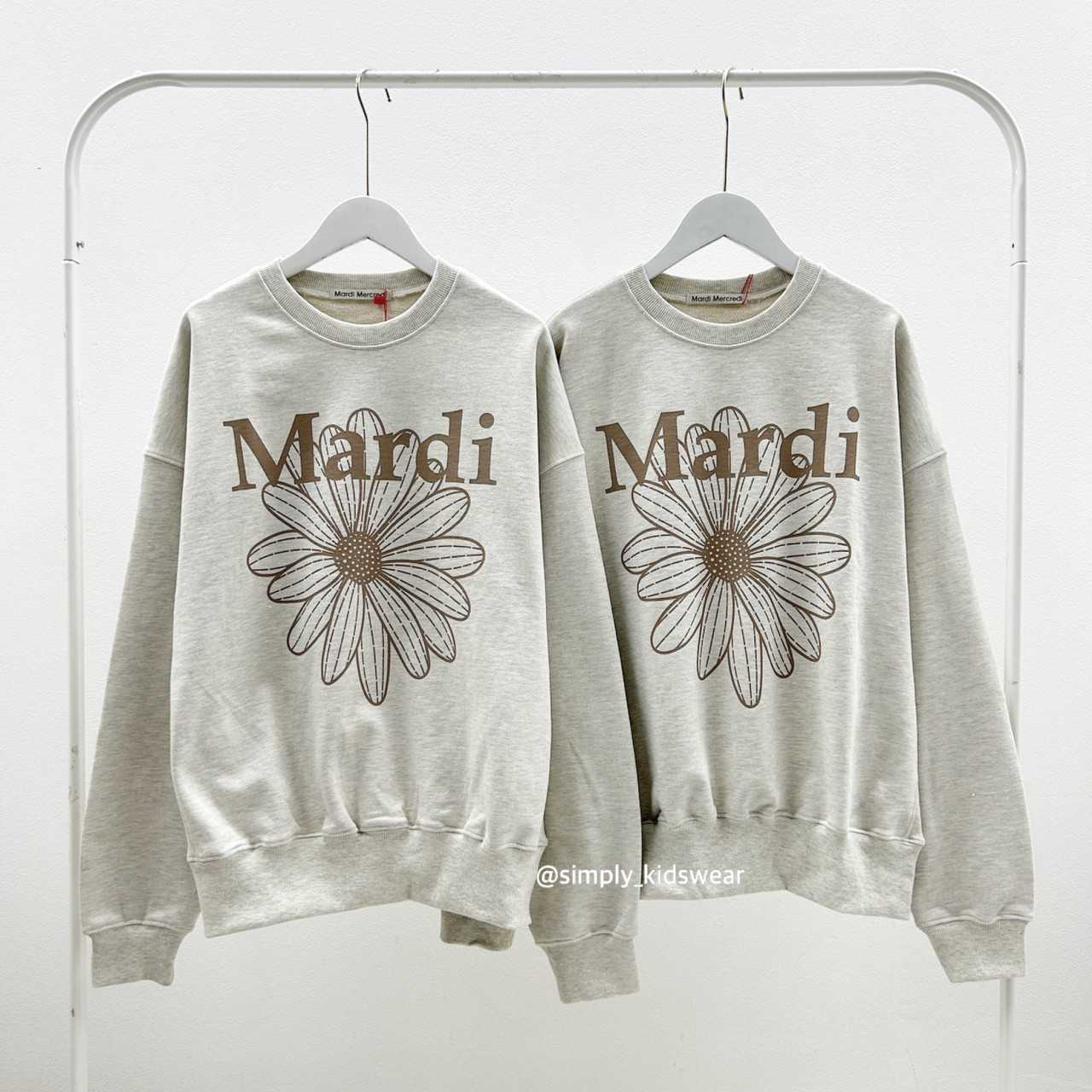 Mardi Flower Sweatshirt (Oatmeal)