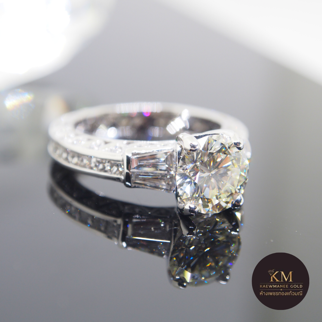 แหวนเพชร ABSOLUTE Gorgeous PRINCESS DIAMOND BAND (White Gold)
