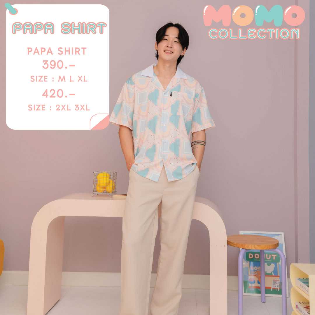 4.Momo Papa Shirt