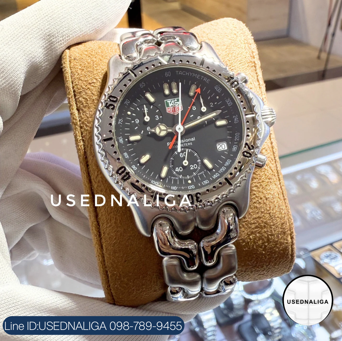 TAG HEUER จับเวลา King หน้าดำ