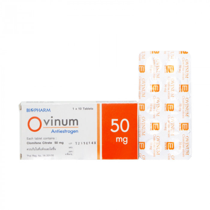 OVlNUM 50mg (กล่องละ 10 เม็ด)