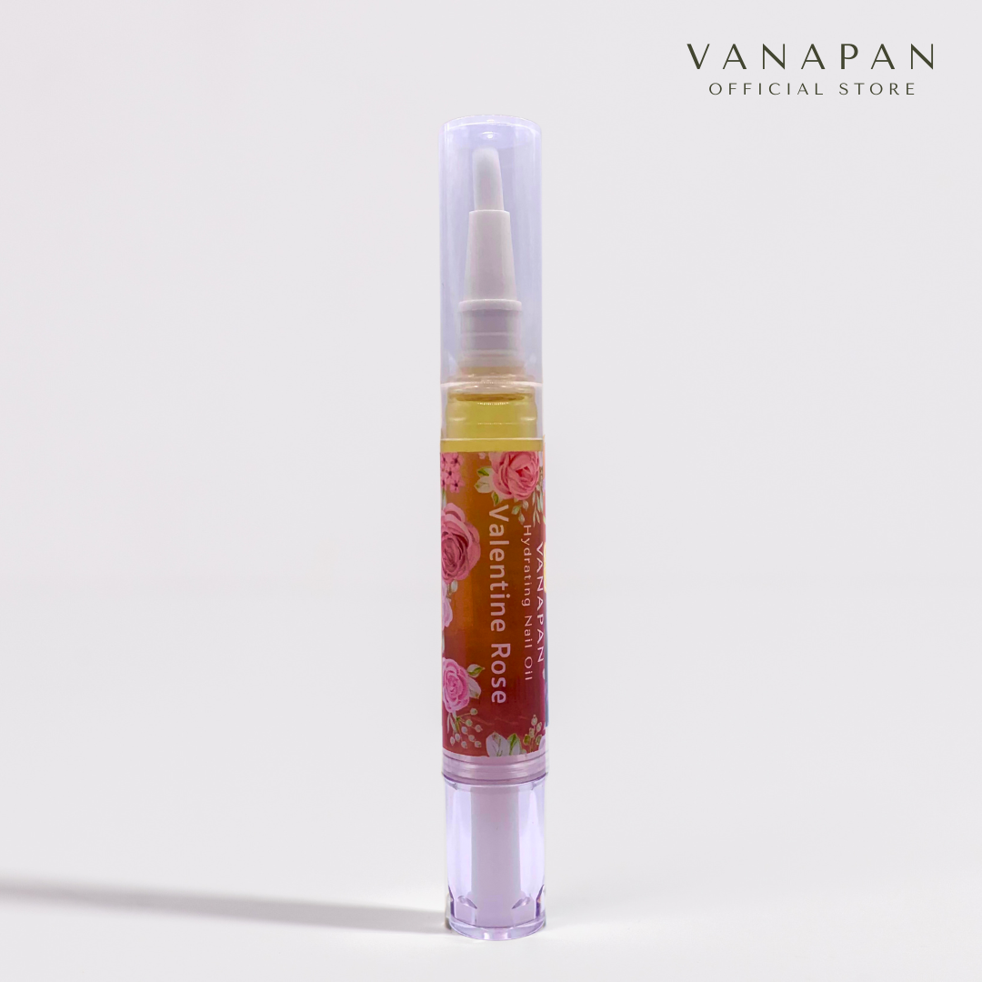 VANAPAN ออยบำรุงเล็บ กลิ่นกุหลาบโรแมนติก Valentine Rose 4ml
