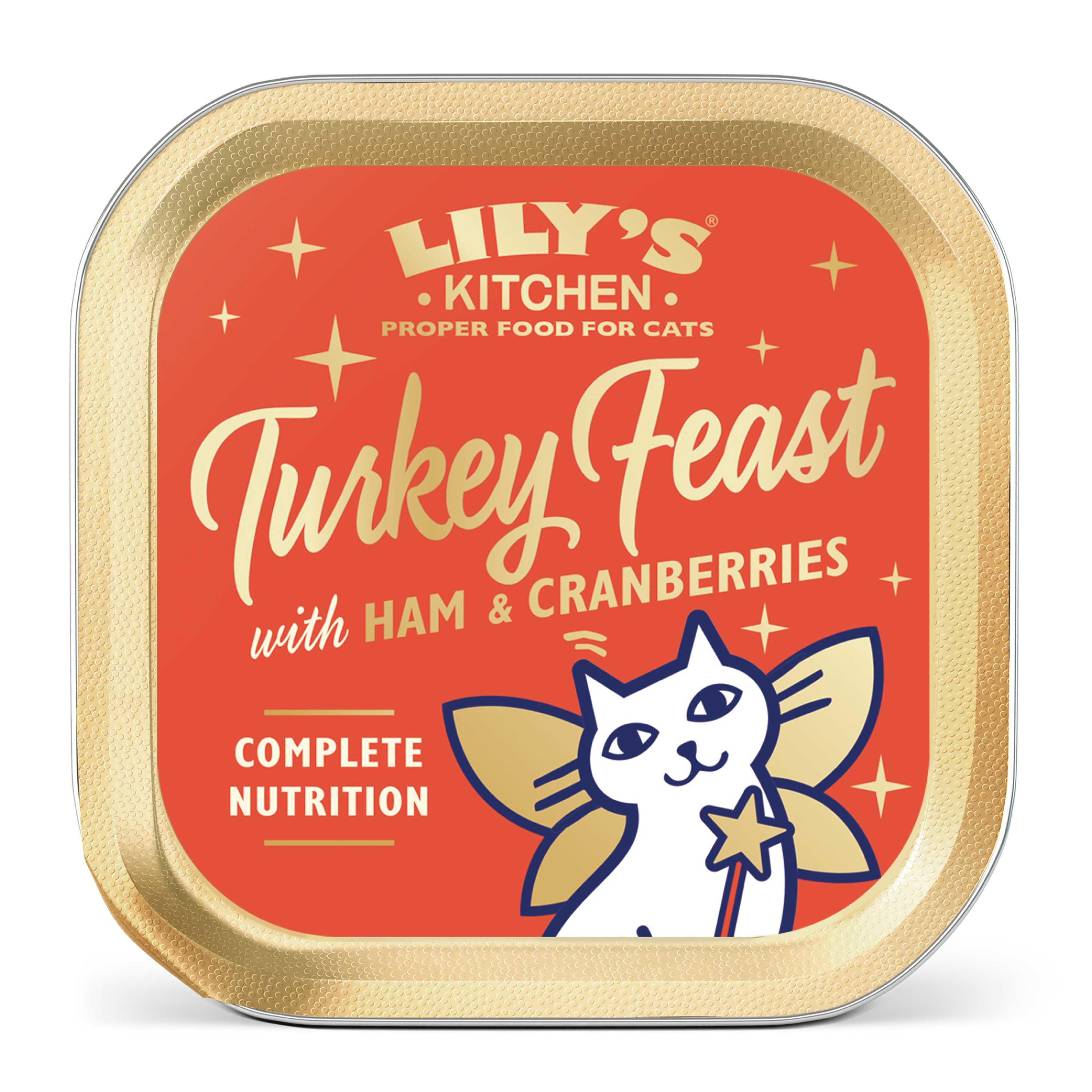 Lily's Kitchen - Christmas Turkey Feast with Ham & Cranberries (85g)