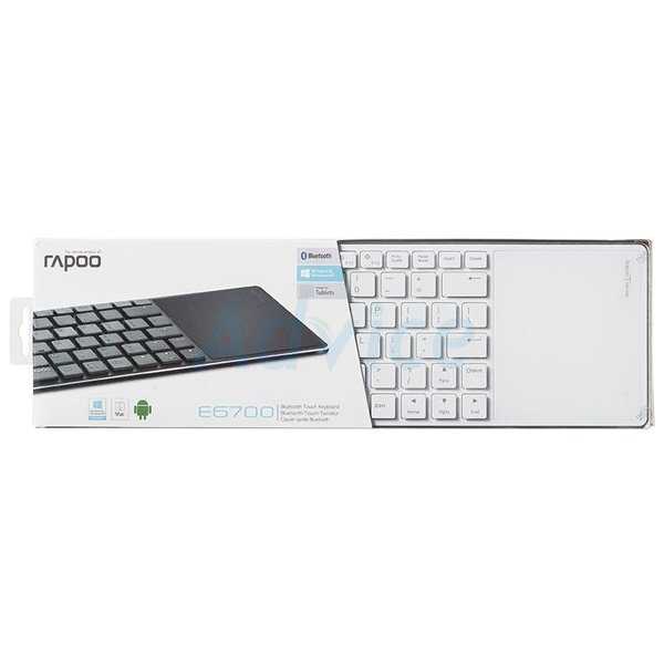RAPOO Bluetooth Touch Keyboard รุ่น E6700 คีย์บอร์ดบลูทูธ ไร้สาย ลดล้างสต๊อก..!!จร้า