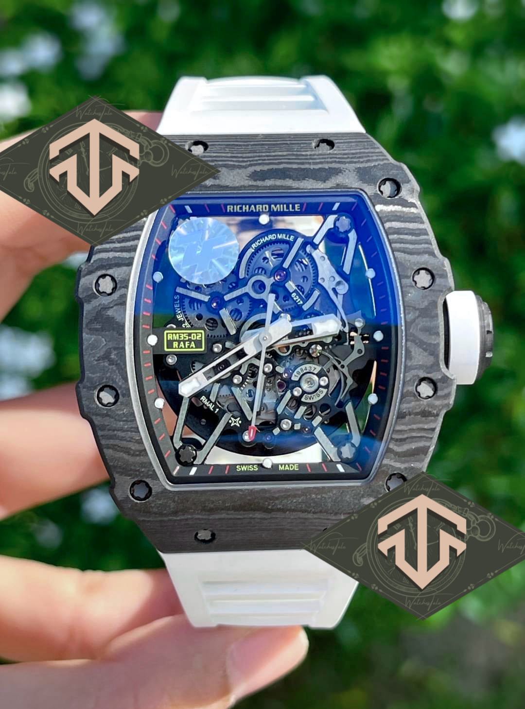Richard Mille Rm35-02 Rafa NTPT White Rubber ZF Factory V.4