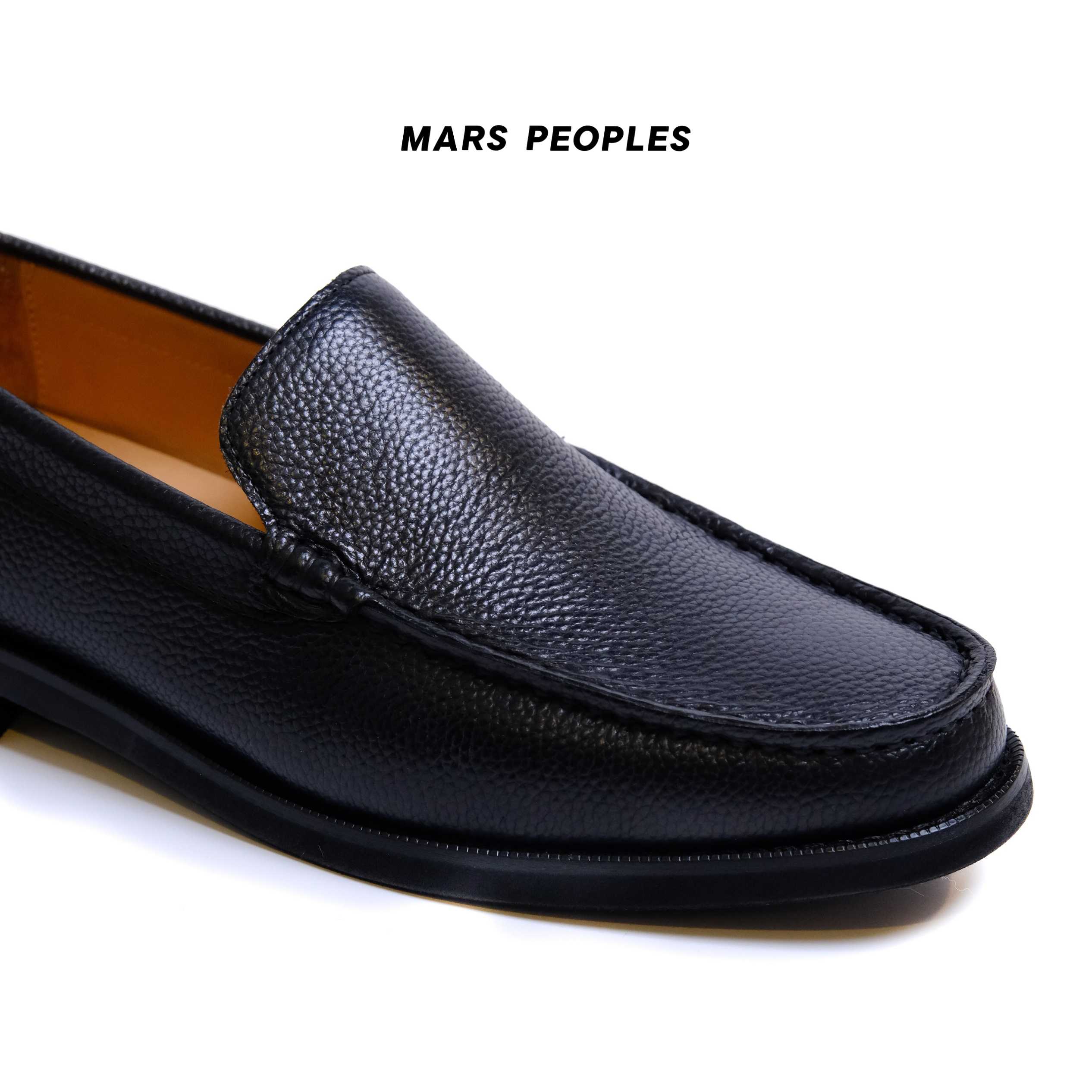 City Moccasin - Black Grain
