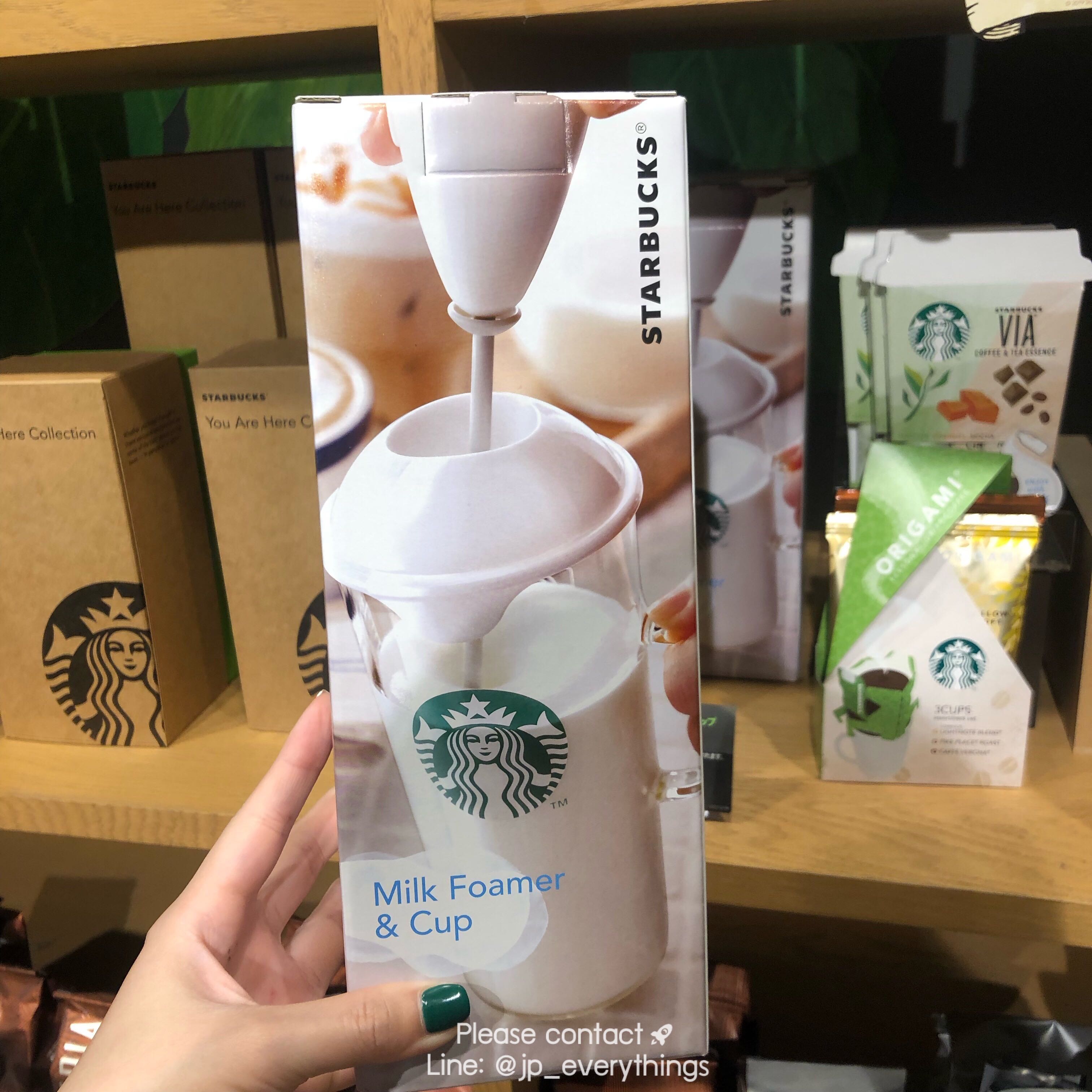 เครื่องตีฟอง Milk foamer cup starbuck (พร้อมส่ง)