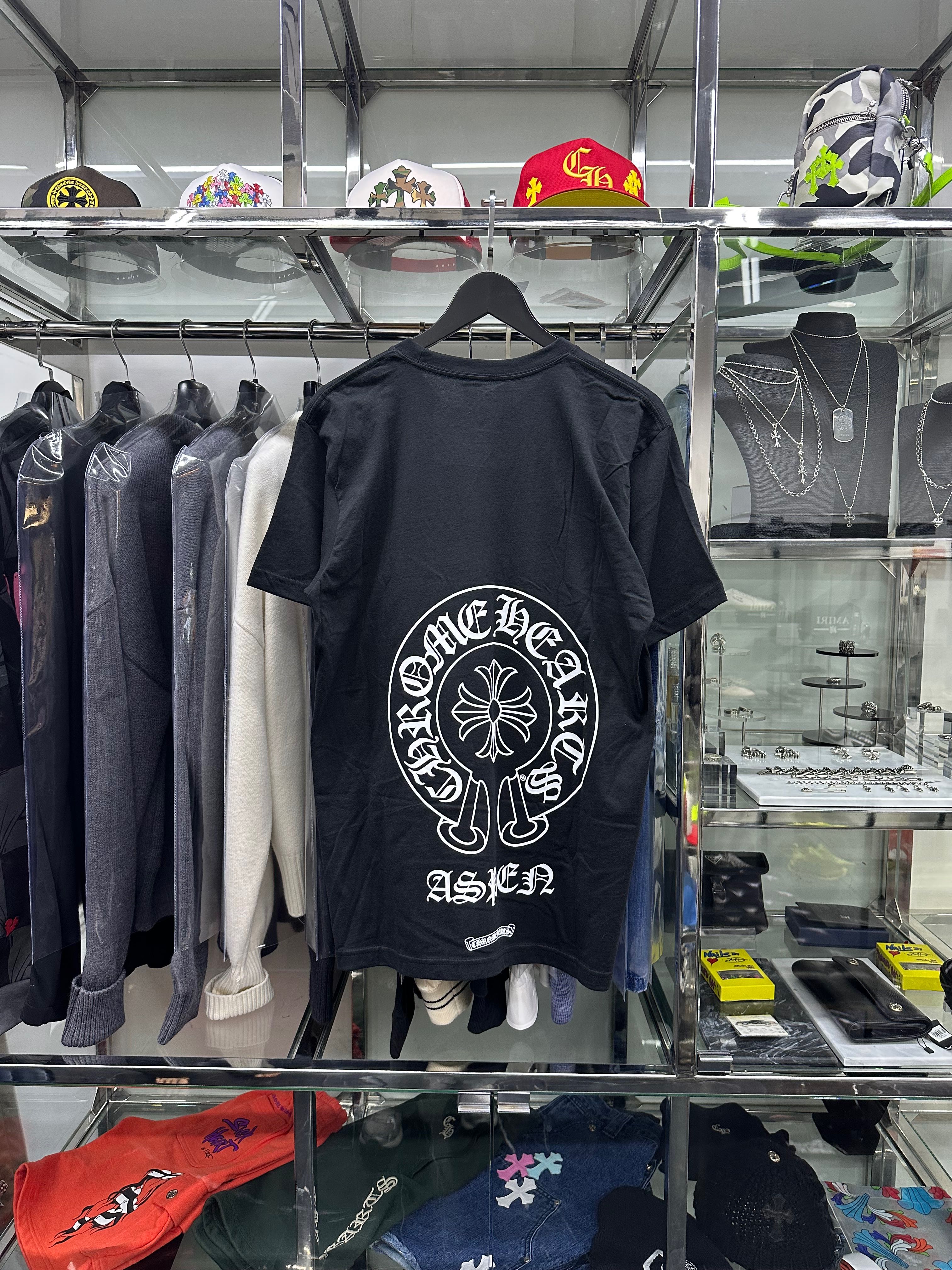 Chrome Hearts Horseshoe Aspen Black Tee