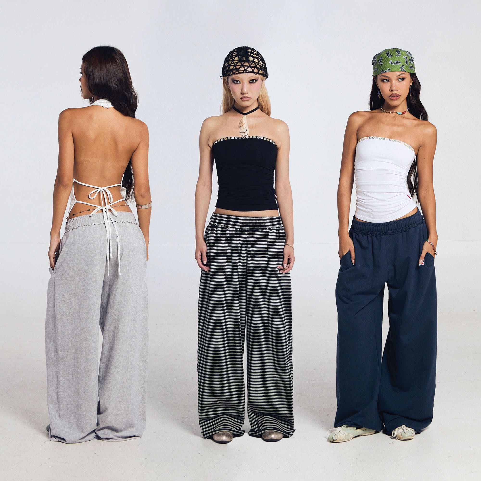 Wide leg sweatpants