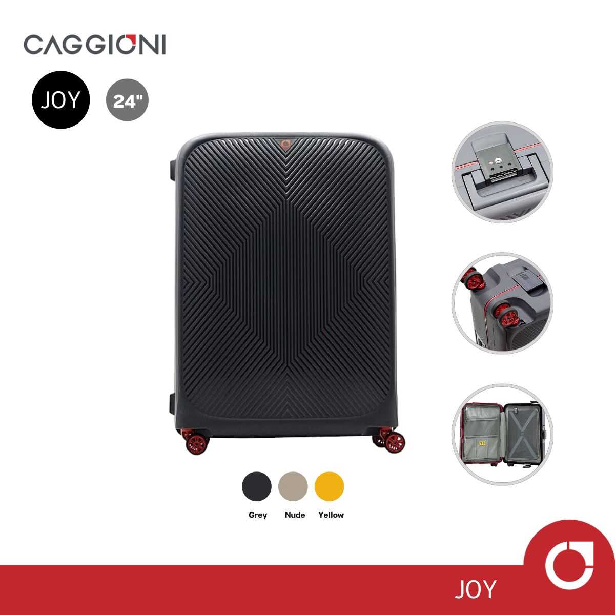 กระเป๋าเดินทาง รุ่นจอย (Joy) C20021 ขนาด 24 นิ้ว