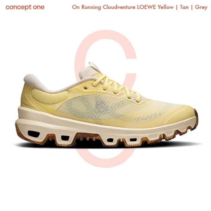 LOEWE × On Cloudventure 2.0 Yellow Tan Grey ( M/W)