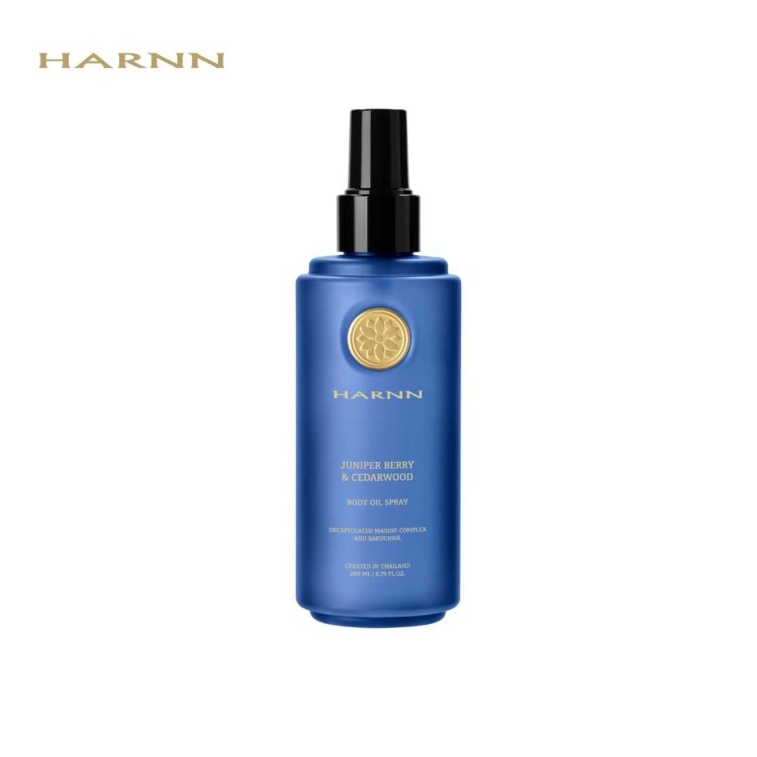 HARNN JUNIPER BERRY & CEDAR WOOD BODY OIL SPRAY 260 ML.