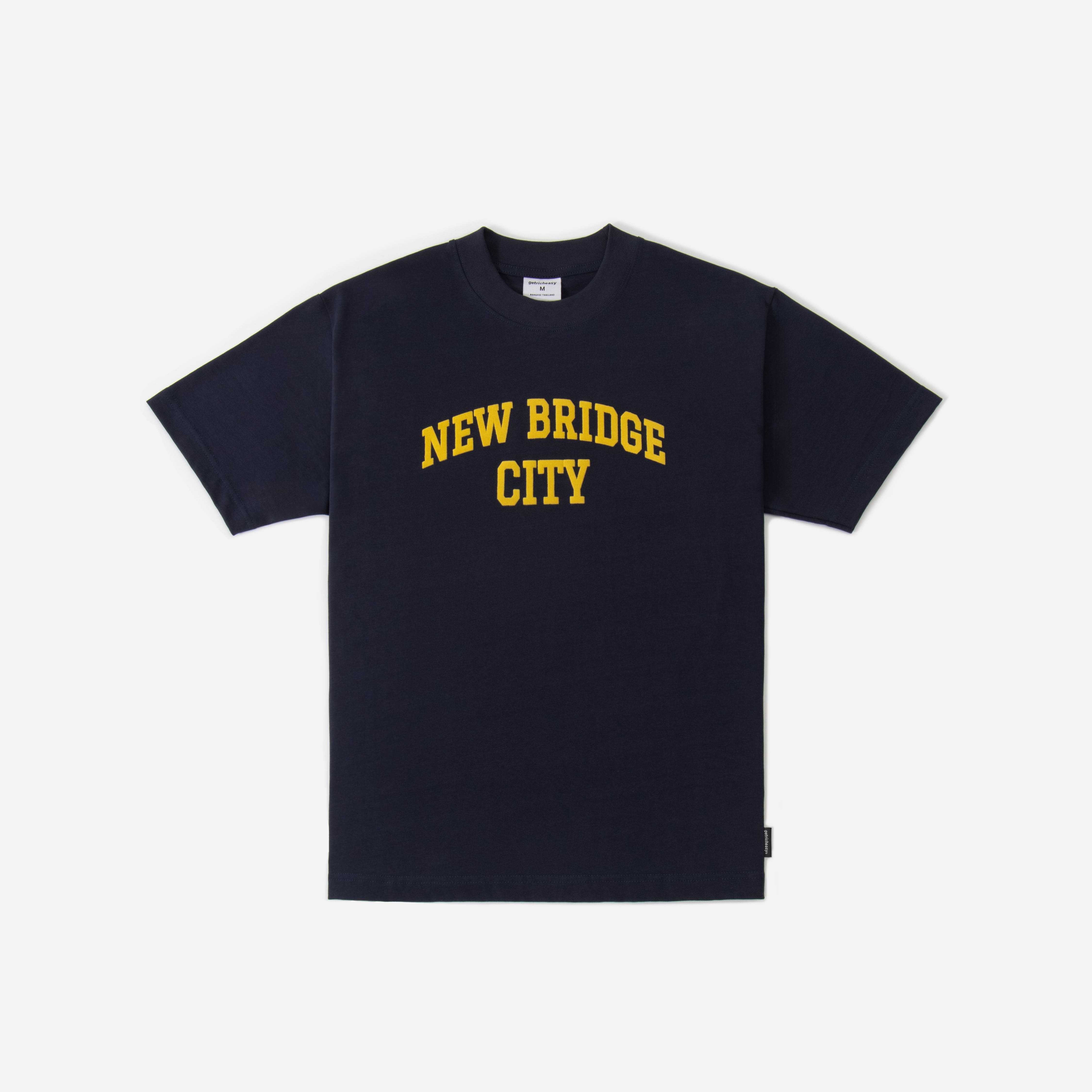 New bridge city Logo tee Navy