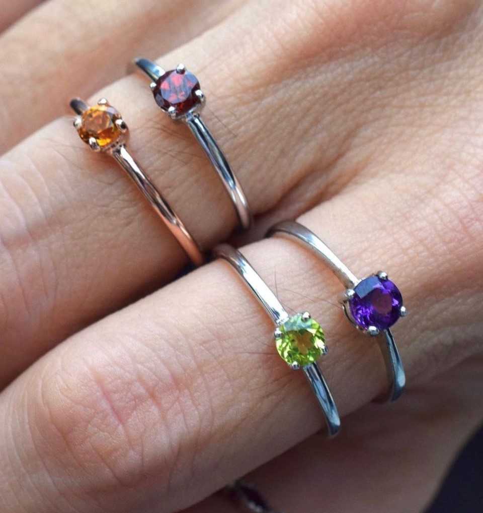 แหวนพลอย #minimring รหัส R065