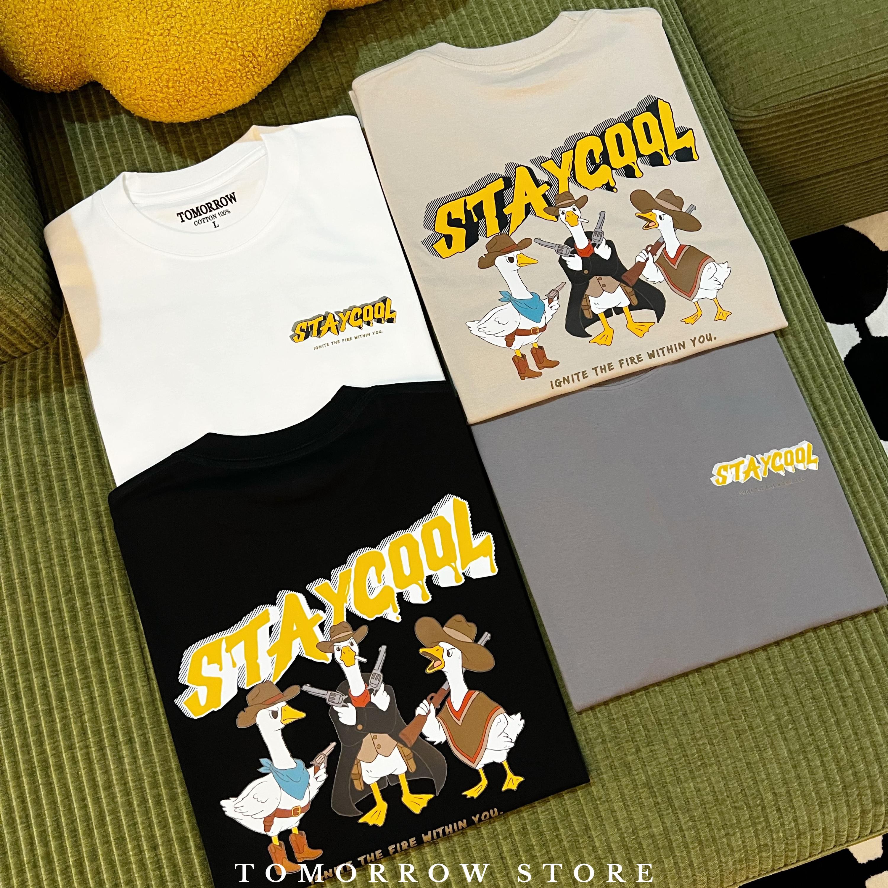 TOMORROW-เสื้อแขนกุด เนื้อผ้าคอลตอล 100% - Stay Cool