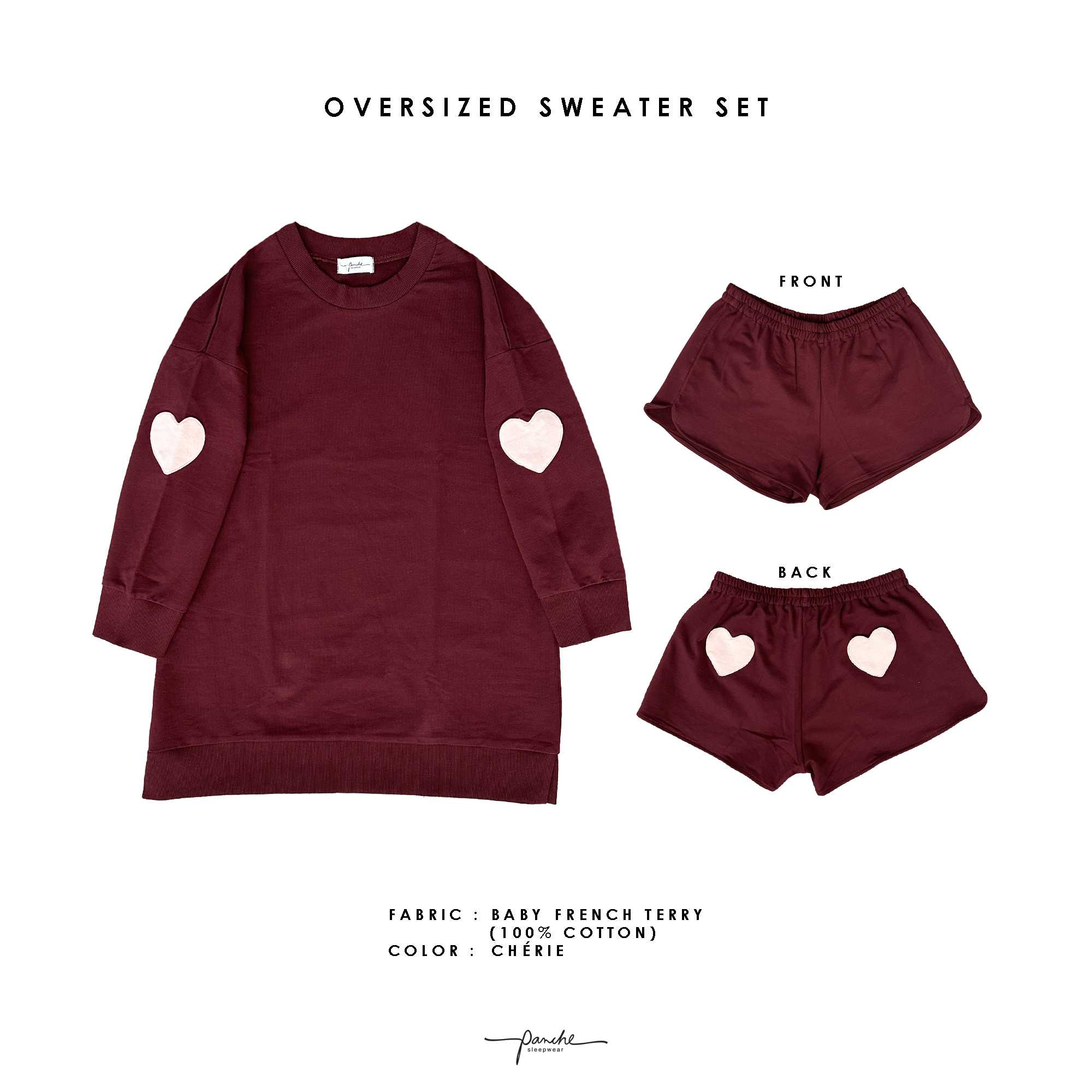 Oversized Sweater Set - Chérie