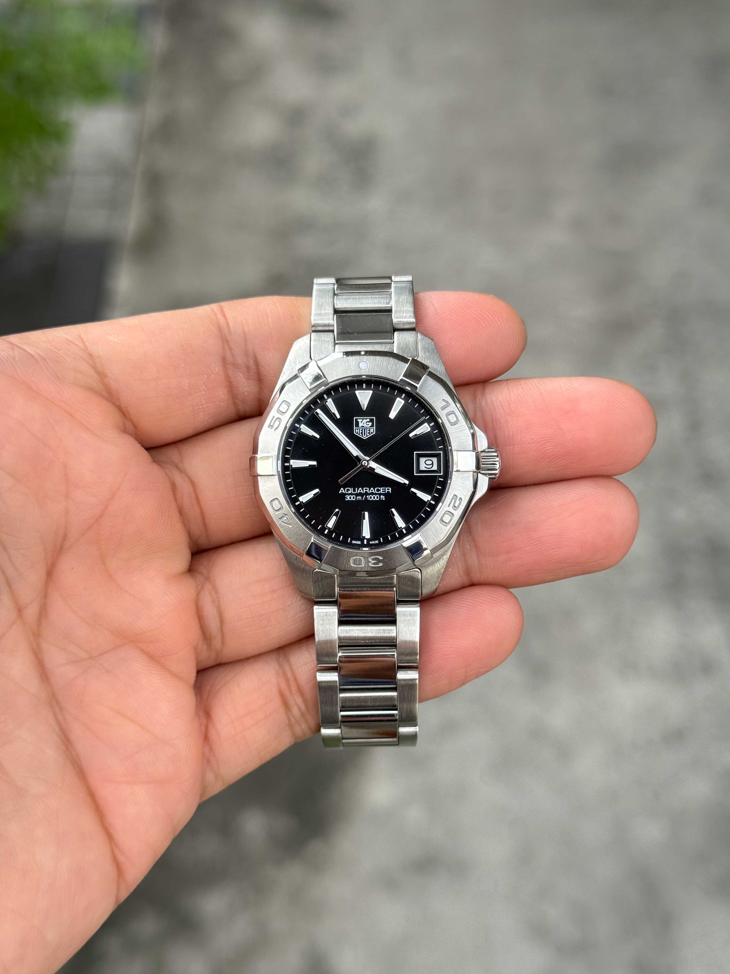 Tag Heuer Aquaracer Lady Size Quartz Black Dial