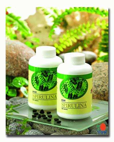 DXN สาหร่ายสไปรูลิน่า (สาหร่ายเกลียวทอง) ชนิดเม็ด Spirulina Tablets (120 เม็ด / 500 เม็ด)