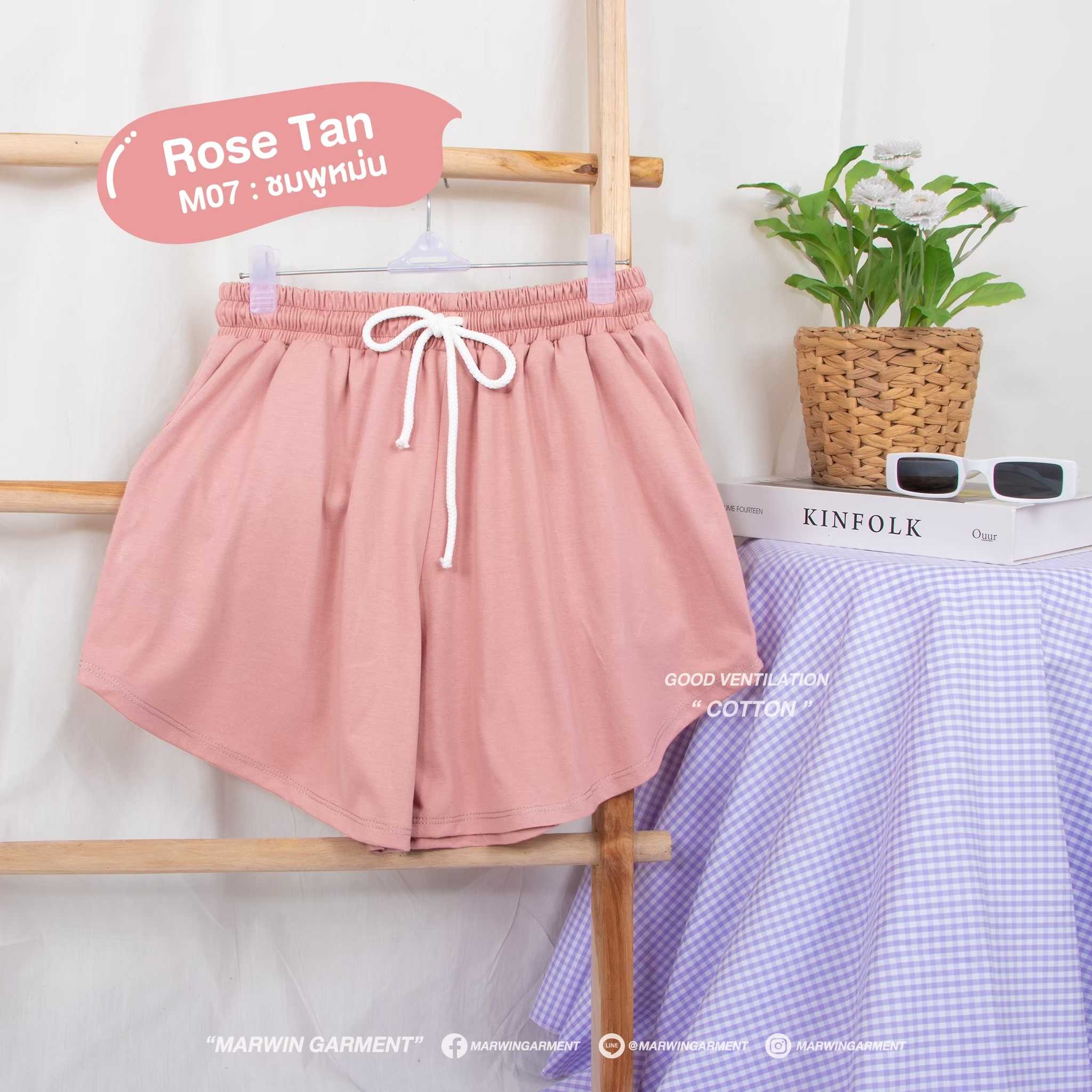 กางเกงขาสั้นทรงบาร์บี้ น่ารัก ใส่ได้ทุกเทรน ผ้าคอตตอน Shorts
