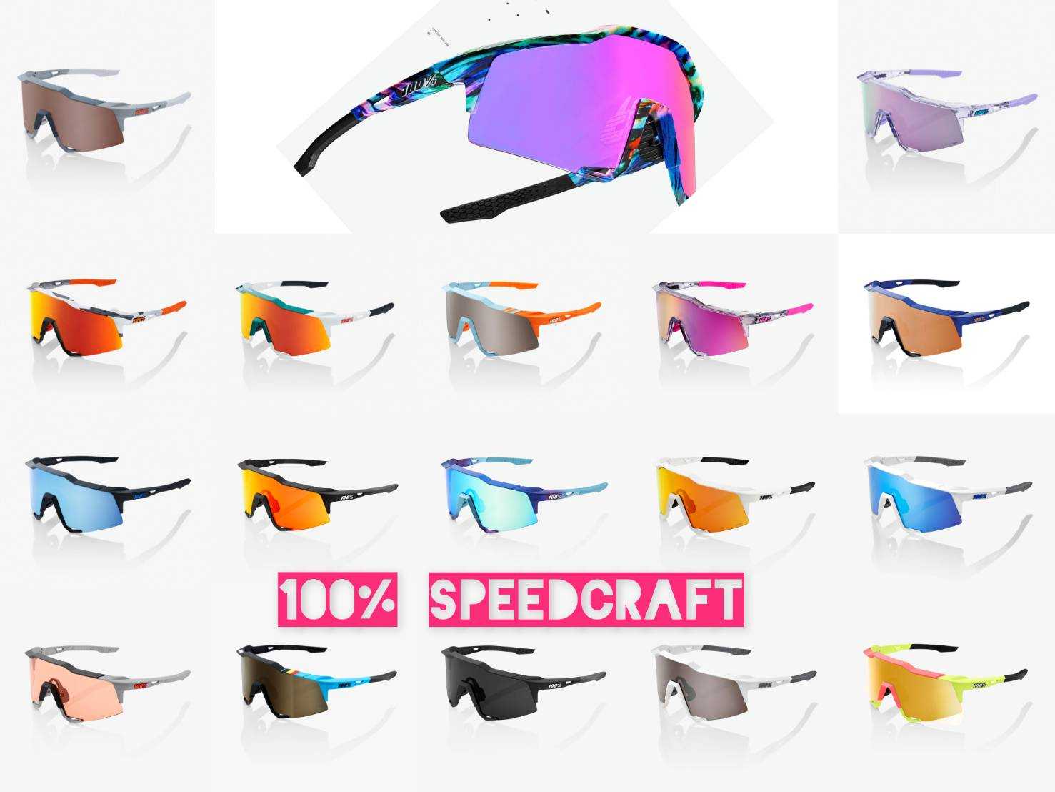 แว่นปั่นจักรยาน 100% รุ่น Speedcraft ของแท้